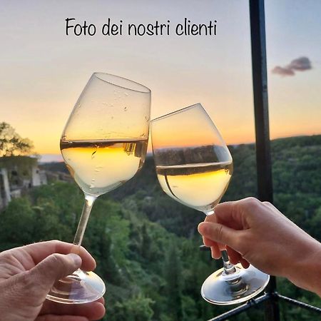 Apartmán La Sorpresa Sul Bastione With Panoramic Balcony Pitigliano Exteriér fotografie