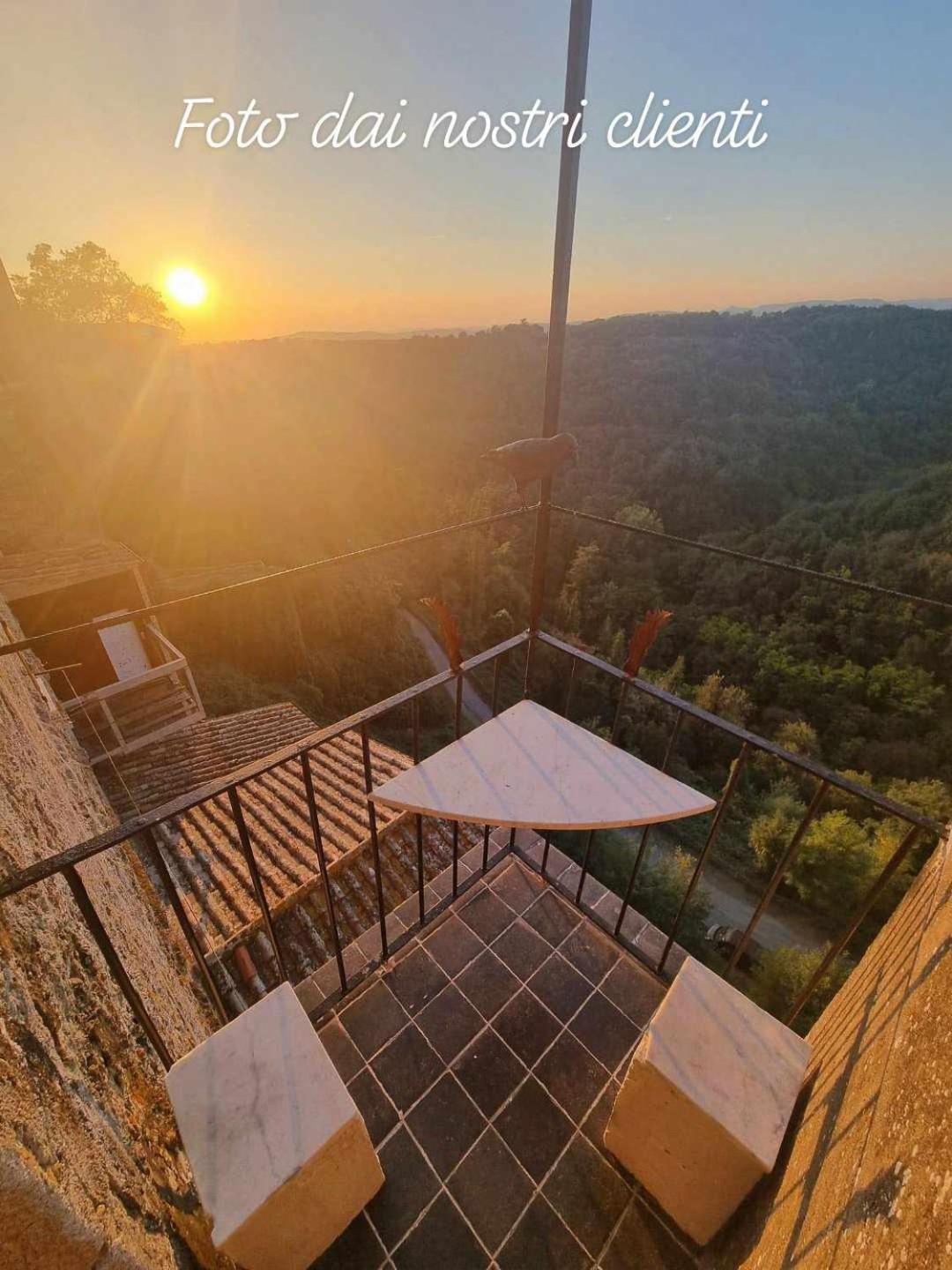 Apartmán La Sorpresa Sul Bastione With Panoramic Balcony Pitigliano Exteriér fotografie