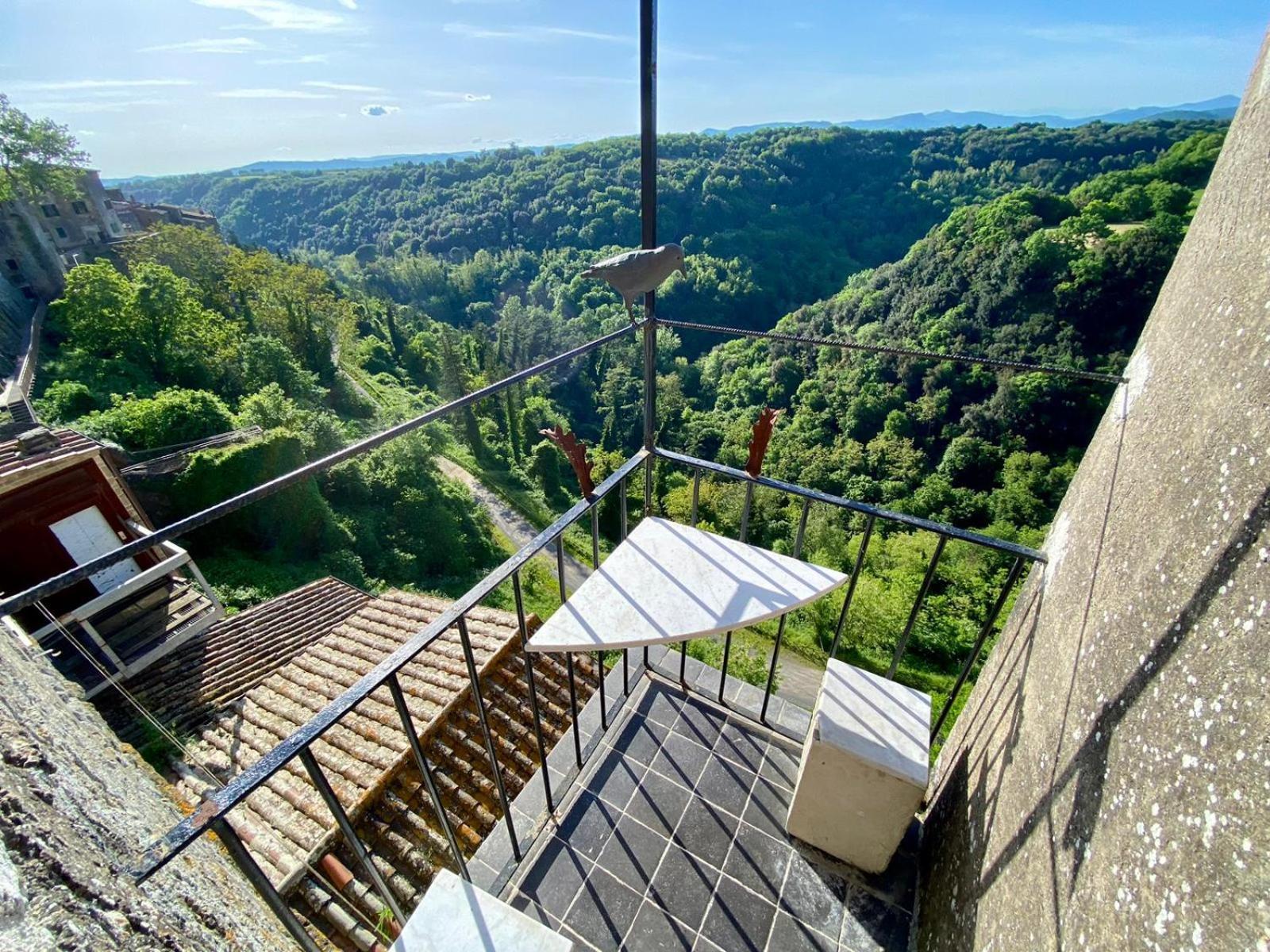 Apartmán La Sorpresa Sul Bastione With Panoramic Balcony Pitigliano Exteriér fotografie